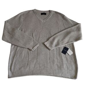 Lucky Brand XXL Grey V-Neck Cloud Soft Sweater